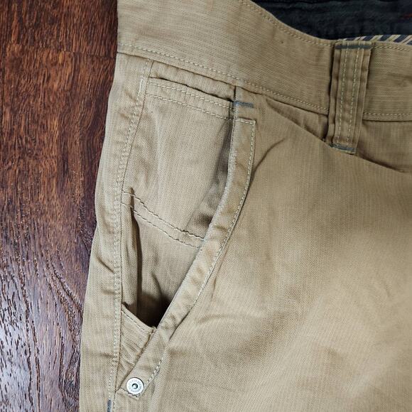 7 For All Mankind Men's Straight Leg Khaki Casual Pants Chinos 34x32 - Picture 3 of 8